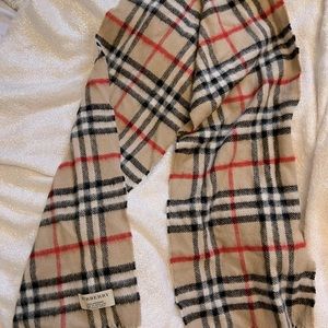 Authentic Burberry 100% cashmere scarf